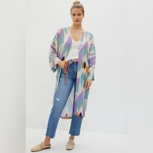 Anthropologie | Bel Kazan Watercolor Kimono | OS